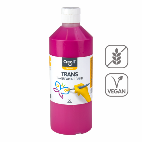 Barvy efektní transparent CREALL 500ml růžová